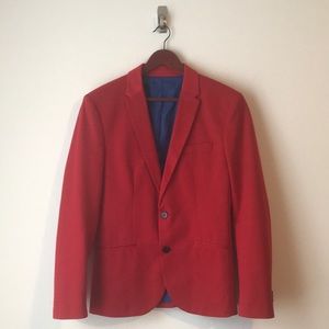 Red Zara Man Blazer